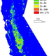 Estimates of NOx emissions from California soils. Image Courtesy of Science Advances